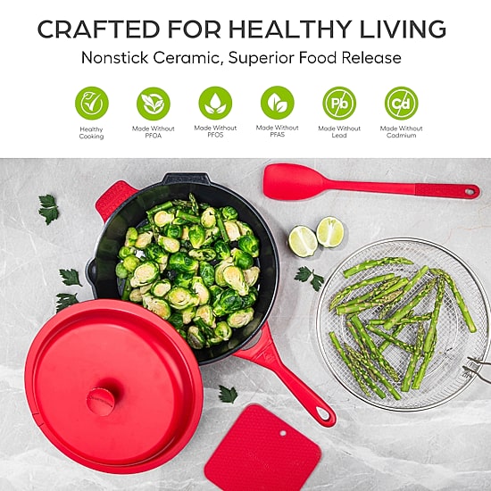 Granitestone Zuka Everyday Multi-Functional 12" Pan Cooking System