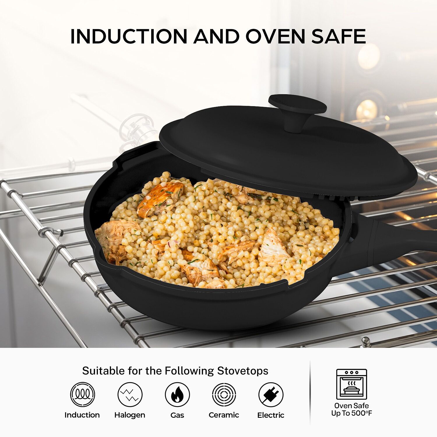 Granitestone Zuka Everyday Multi-Functional 8" Pan Cooking System