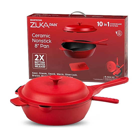 Granitestone Zuka Everyday Multi-Functional 8" Pan Cooking System