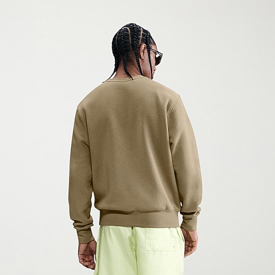 Nike Fleece Sweatshirt Mens Crew Neck Long Sleeve Sweatshirt