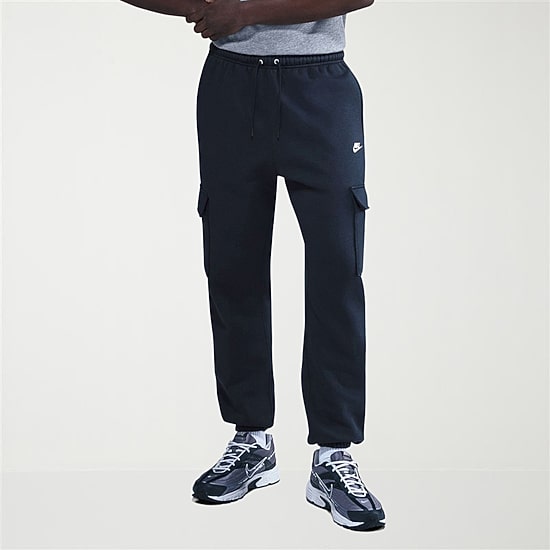 Nike Fleece Mens Cuffed Regular Fit Active Cargo Pant