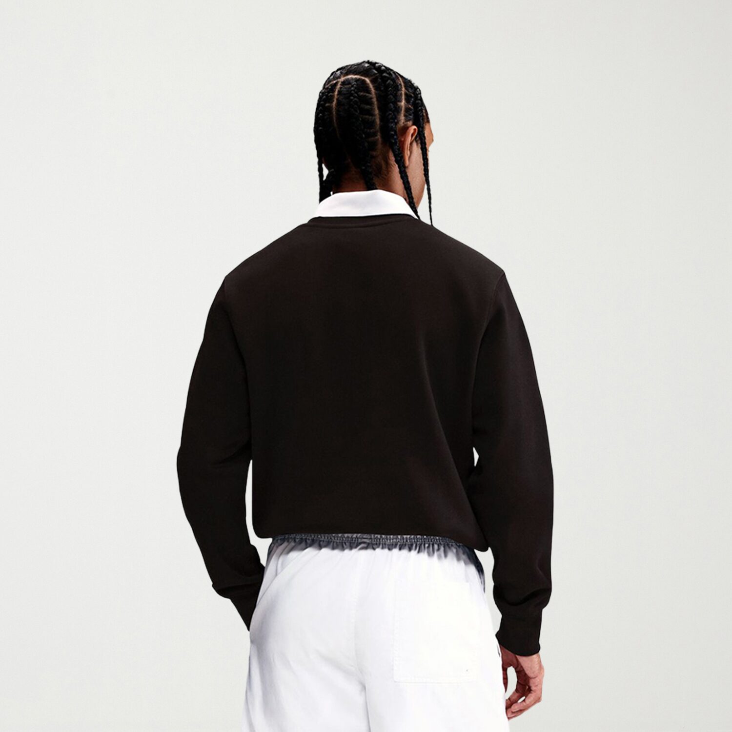 Nike Club Fleece Mens Crew Neck Long Sleeve Big and Tall Sweatshirt