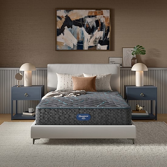 Beautyrest Level Two 13.25" Extra Firm Tight top - Mattress + Box Spring