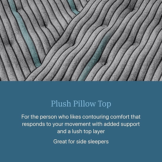 Beautyrest Level Two 14.75" Plush Pillow top - Mattress + Box Spring