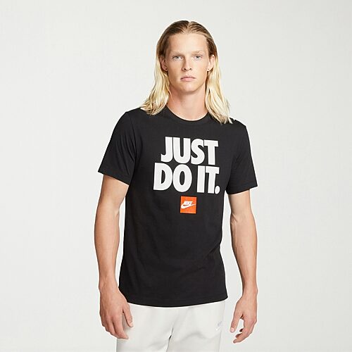 Nike Mens Crew Neck Short Sleeve Regular Fit Graphic T-Shirt, Large, Black