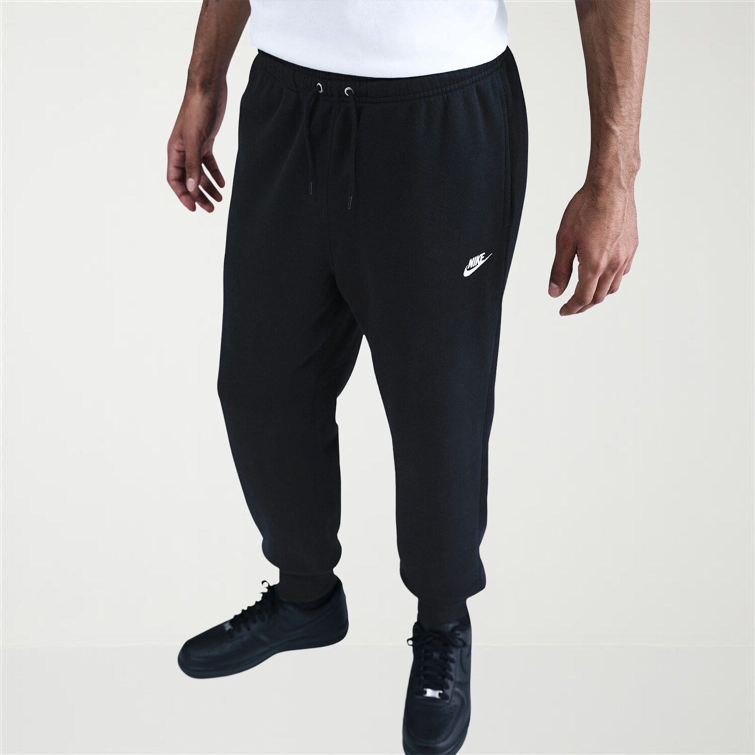 Nike Mens Cuffed Mid Rise Regular Fit Fleece Active Jogger Pant