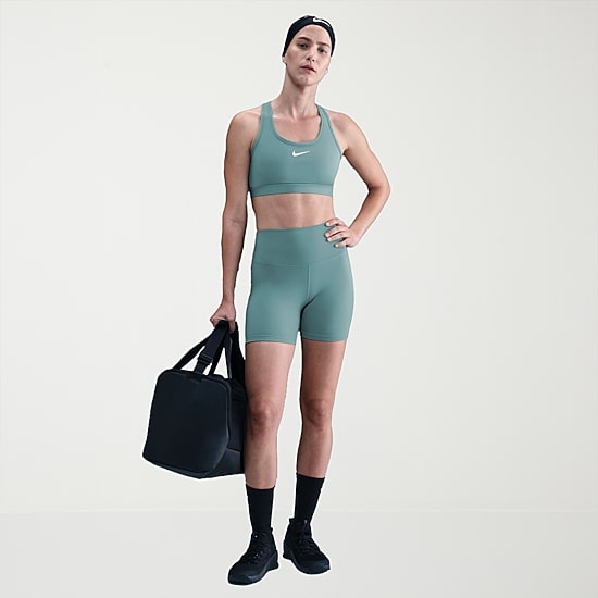 Nike Womens 5" High Rise Stretch Fabric Moisture Wicking Bike Short