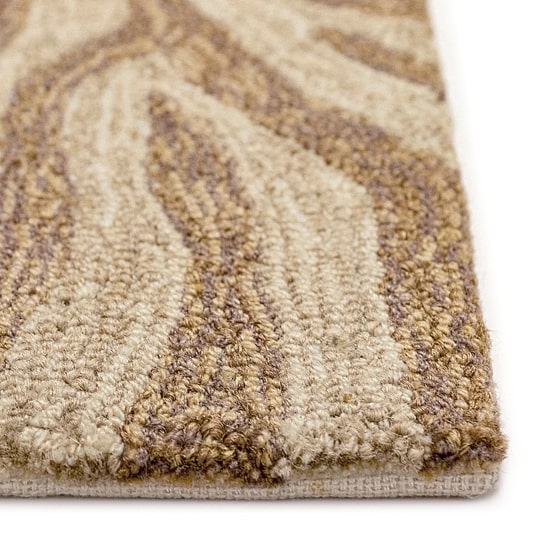Liora Manne Ravella Zebra Zebra Hand Tufted Indoor Outdoor Rectangular Accent Rug