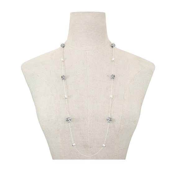 Monet Jewelry 34 Inch Rolo Strand Necklace