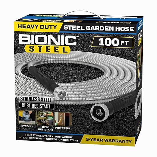 Bionic Steel Heavy Duty Stainless Steel Garden Hose