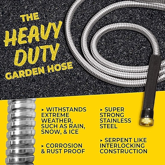 Bionic Steel Pro Heavy Duty Stainless Steel Garden Hose