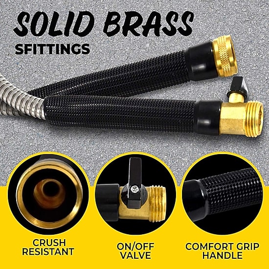 Bionic Steel Pro Heavy Duty Stainless Steel Garden Hose
