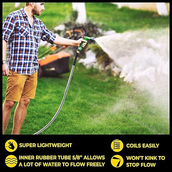 Bionic Steel Pro Heavy Duty Stainless Steel Garden Hose