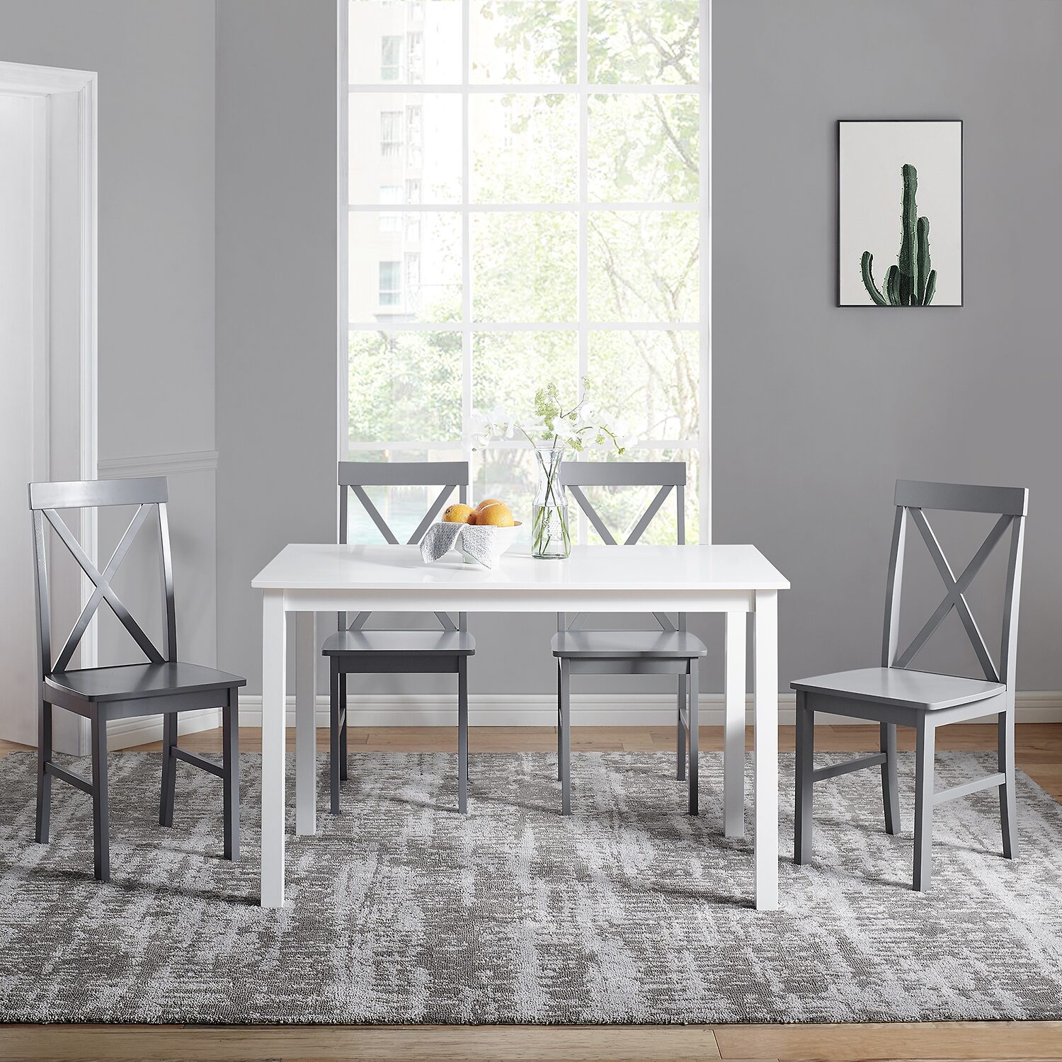 Eugene Farmhouse 5-PC Dining Set