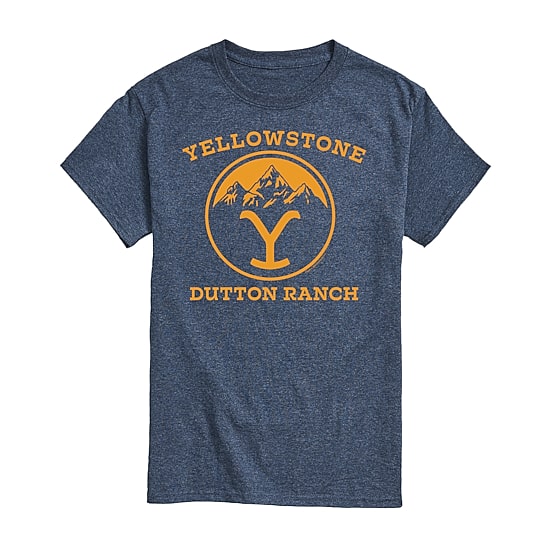 Yellowstone Mens Crew Neck Short Sleeve Regular Fit Graphic T-Shirt