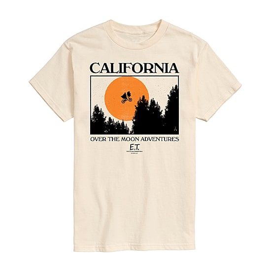 E.T. Mens Crew Neck Short Sleeve Regular Fit Graphic T-Shirt