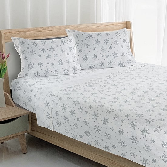 Avanti Winter Wonderland Flannel Sheet Set