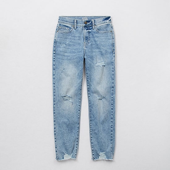 a.n.a Womens High Rise Straight Leg Jean