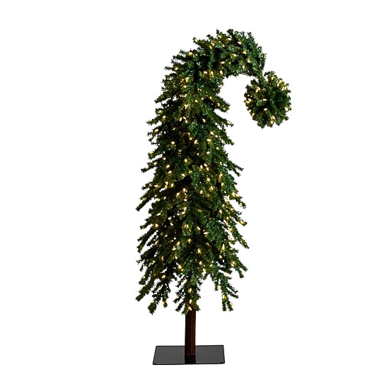 Nearly Natural Green Santa’S Hat 500 Led Lights And 1275 Bendable Branches 7 Foot Pre-Lit Fir Christmas Tree
