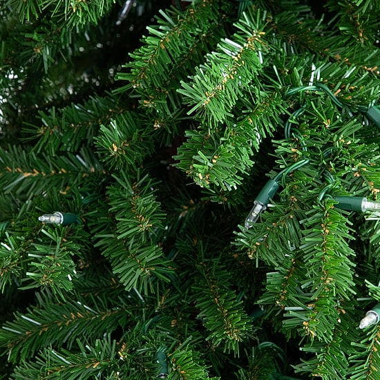 Nearly Natural Green Santa’S Hat 500 Led Lights And 1275 Bendable Branches 7 Foot Pre-Lit Fir Christmas Tree