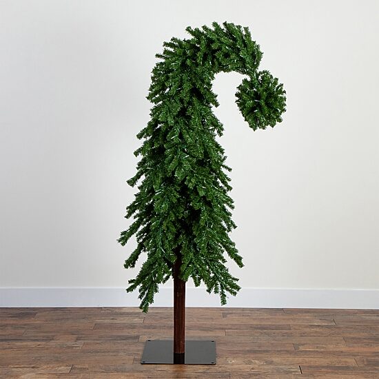 Nearly Natural Green Santa’S Hat 500 Led Lights And 1275 Bendable Branches 7 Foot Pre-Lit Fir Christmas Tree