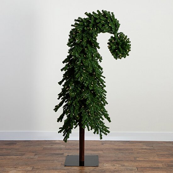 Nearly Natural Green Santa’S Hat 500 Led Lights And 1275 Bendable Branches 7 Foot Pre-Lit Fir Christmas Tree