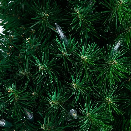 Nearly Natural Pre-Lit Artificial Cactus 500 Micro Led Lights 7 Foot Pre-Lit Fir Christmas Tree