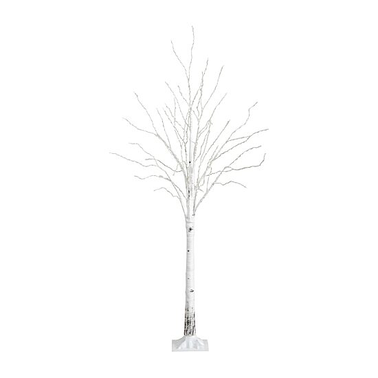 Nearly Natural 3ft Pre-Lit Artificial White Birch With 92 Warm White Led Lights 3 Foot Pre-Lit Birch Christmas Tree