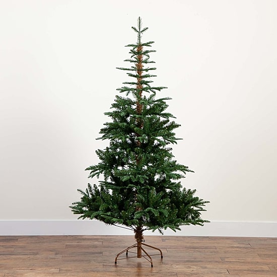 Nearly Natural Pre-Lit Artificial Idaho Mixed Fir 130 Warm White Led Lights 6 Foot Pre-Lit Fir Christmas Tree