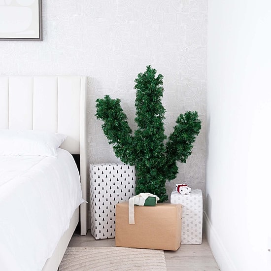 Nearly Natural 4ft Artificial Cactus 4 Foot Fir Christmas Tree