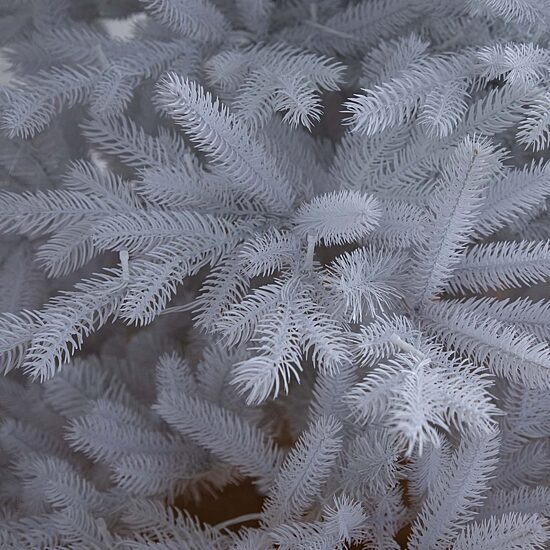 Nearly Natural 7ft Pre-Lit Artificial White California Spruce With 440 Color Changing Led Lights 7 Foot Pre-Lit Spruce Christmas Tree