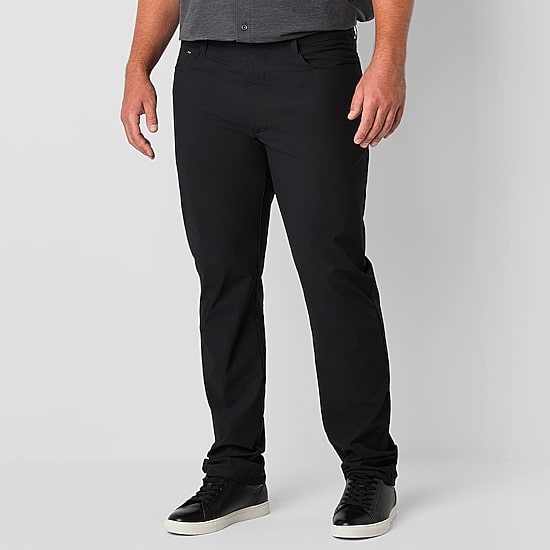 Stylus Mens Athletic Fit Big and Tall Flat Front Pant
