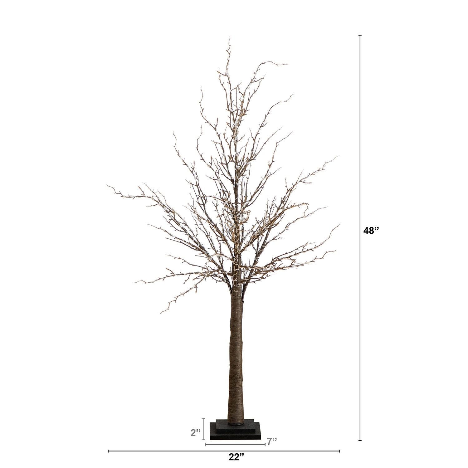 Nearly Natural 4ft Pre-Lit Artificial Twig With 240 Warm White Led Lights 4 Foot Pre-Lit Christmas Tree