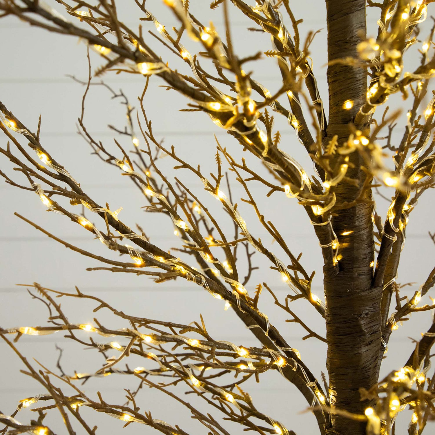 Nearly Natural 6ft Pre-Lit Artificial Twig With 480 Warm White Led Lights 6 Foot Pre-Lit Christmas Tree