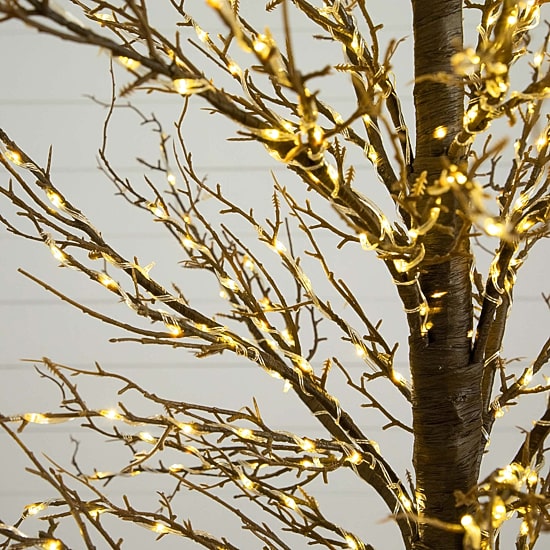Nearly Natural 6ft Pre-Lit Artificial Twig With 480 Warm White Led Lights 6 Foot Pre-Lit Christmas Tree
