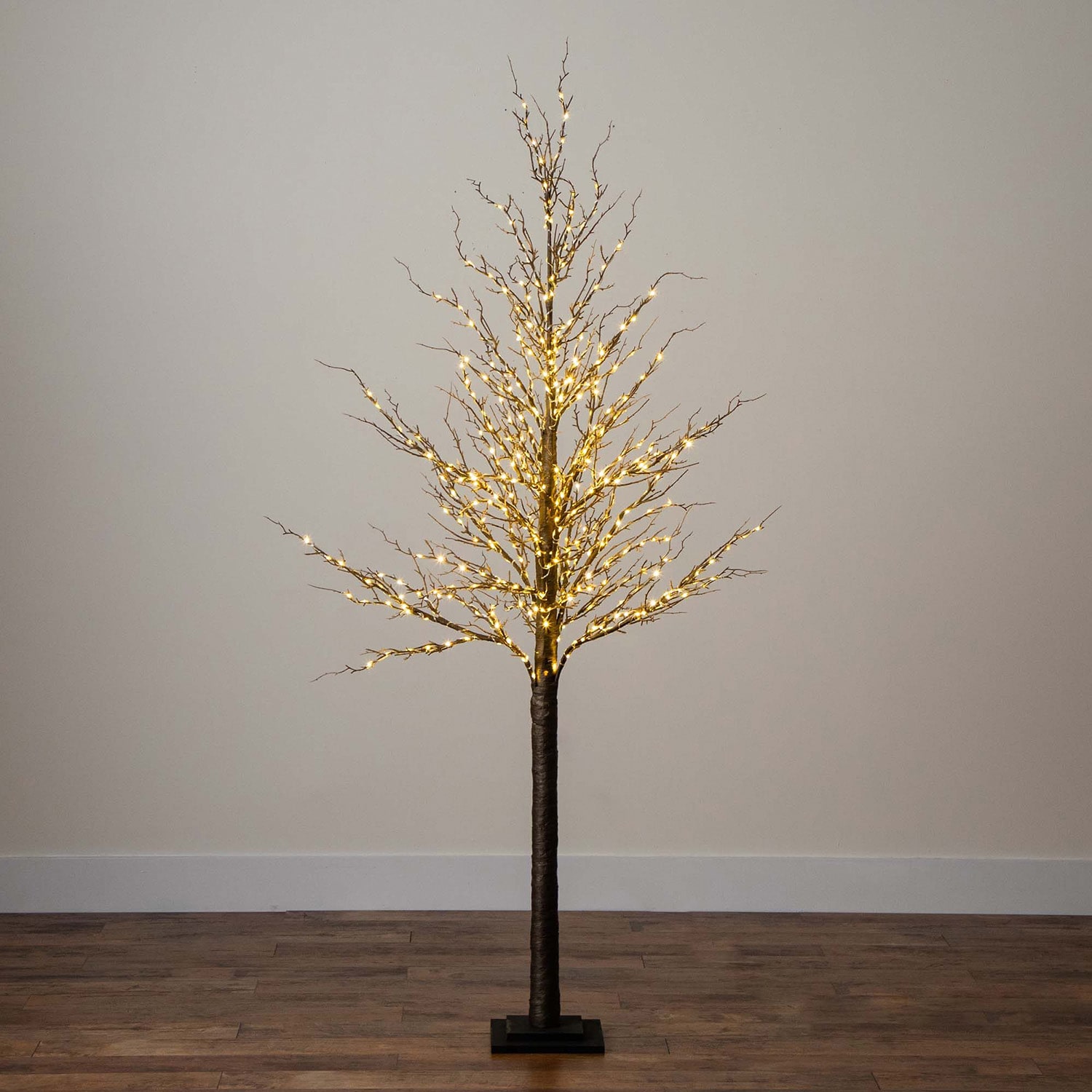 Nearly Natural 6ft Pre-Lit Artificial Twig With 480 Warm White Led Lights 6 Foot Pre-Lit Christmas Tree