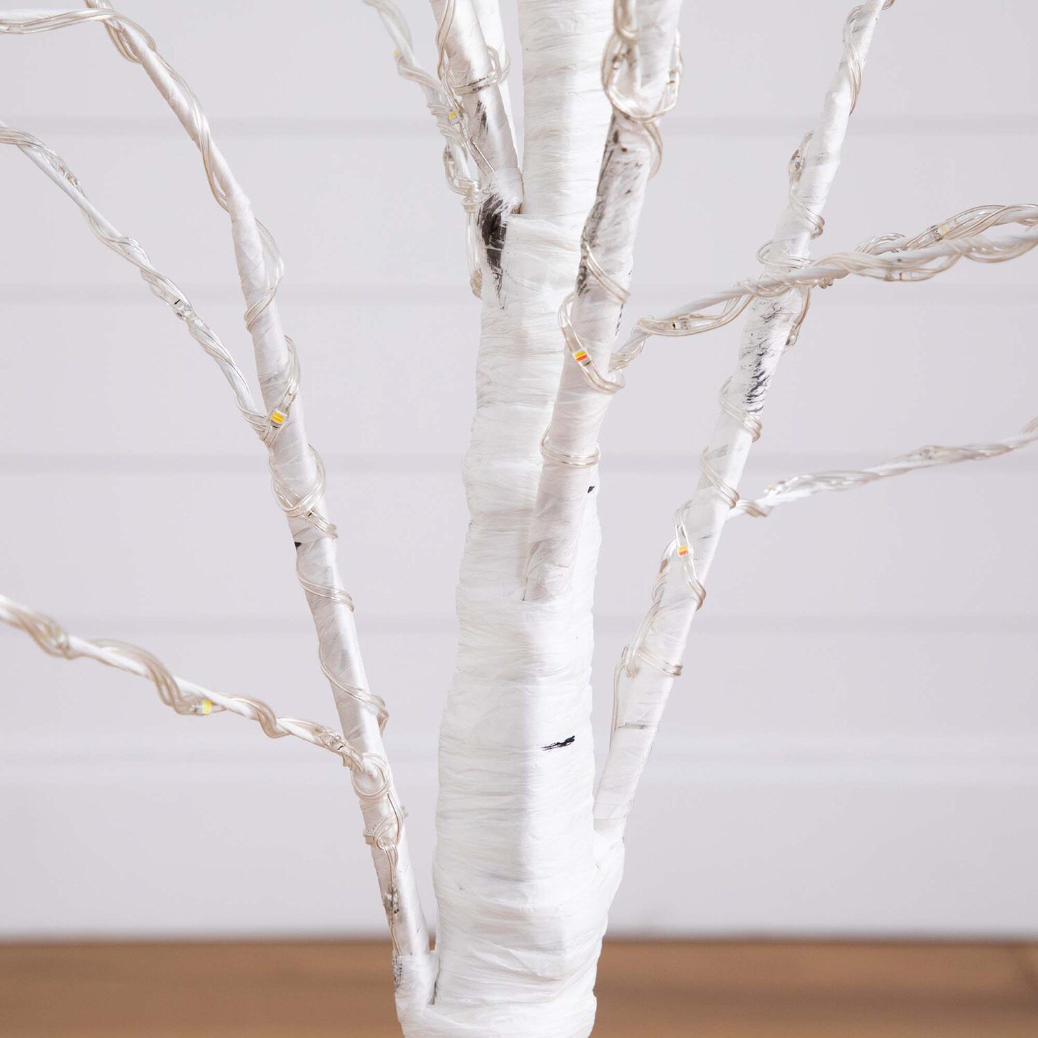 Nearly Natural Pre-Lit Artificial White Birch With 240 Color Changing Led Lights 4 Foot Pre-Lit Birch Christmas Tree