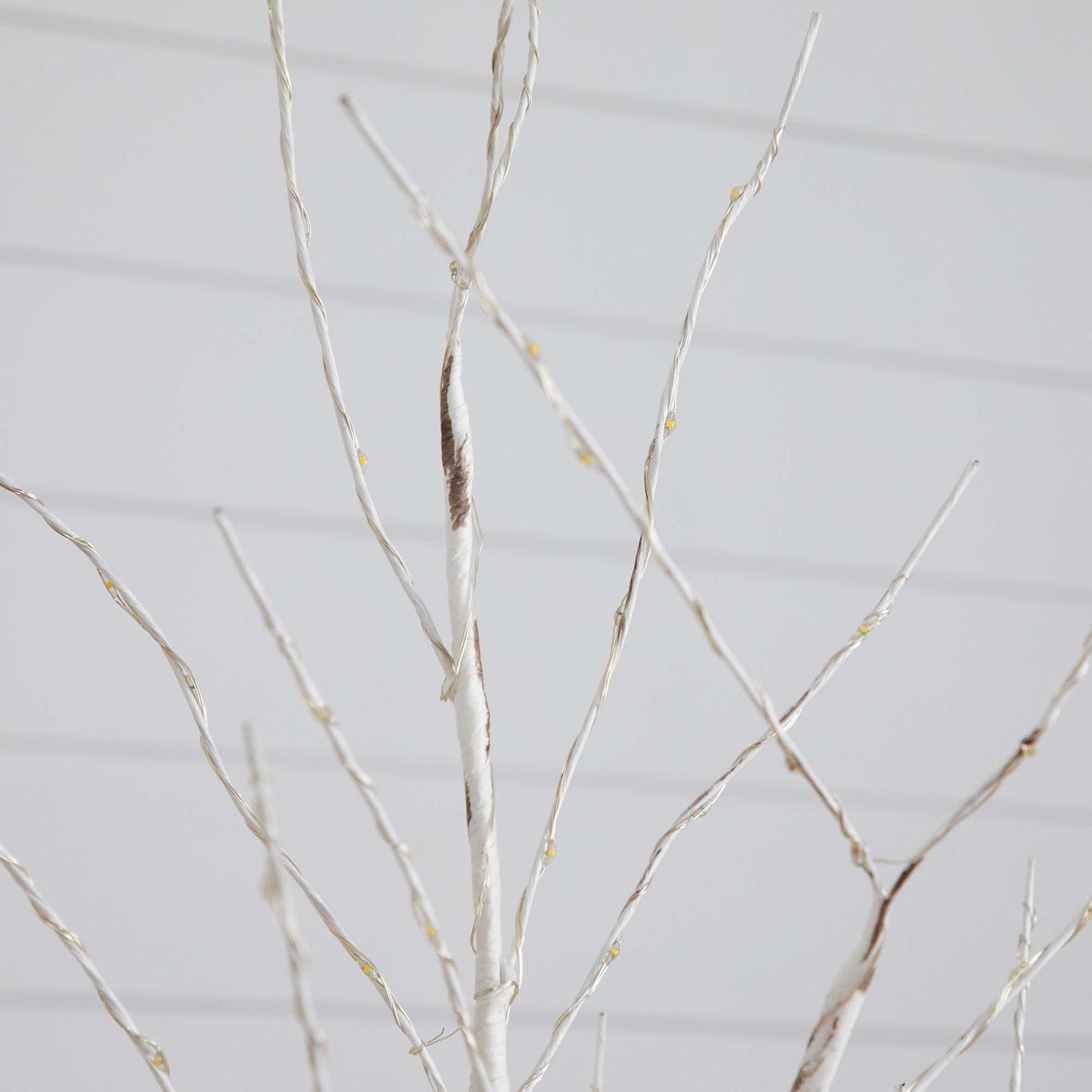 Nearly Natural 3ft Pre-Lit Artificial White Birch With 120 Warm White Led Lights 3 Foot Pre-Lit Birch Christmas Tree