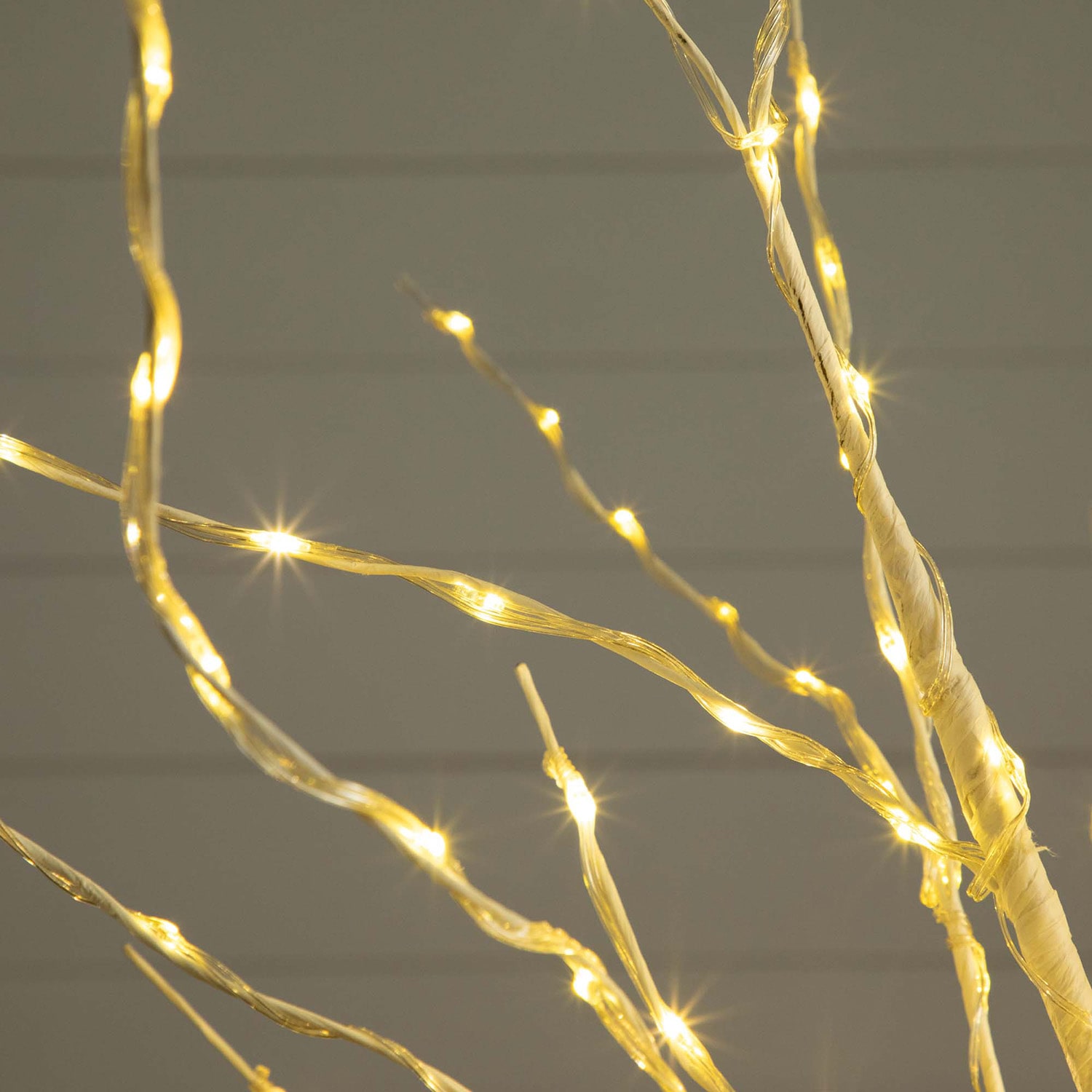 Nearly Natural 5ft Pre-Lit Artificial White Birch With 240 Warm White Led Lights 5 Foot Pre-Lit Birch Christmas Tree