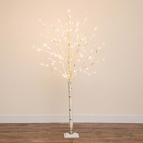 Nearly Natural 6ft Pre-Lit Artificial With 300 Warm White Led Lights Christmas Tree