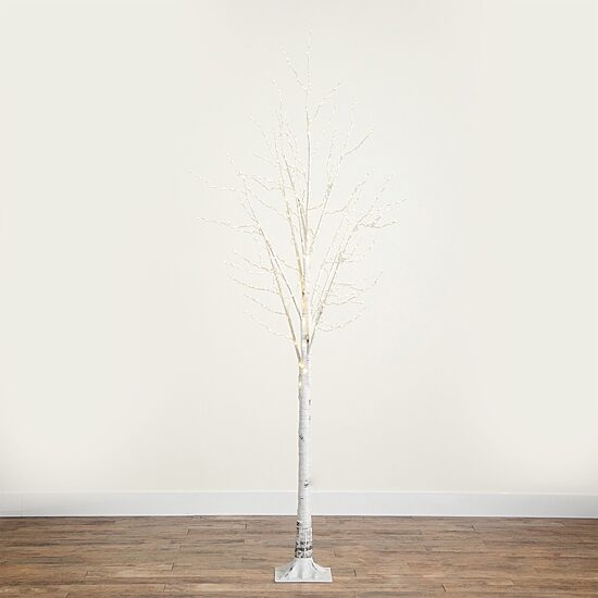 Nearly Natural 8ft Pre-Lit Artificial With 500 Warm White Led Lights Christmas Tree