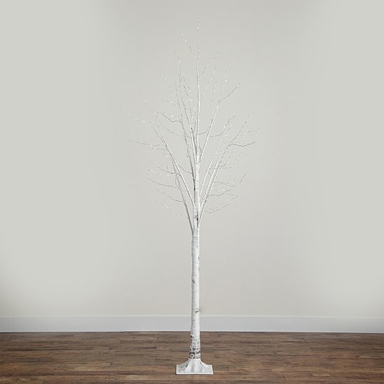 Nearly Natural 8ft Pre-Lit Artificial With 500 Warm White Led Lights Christmas Tree