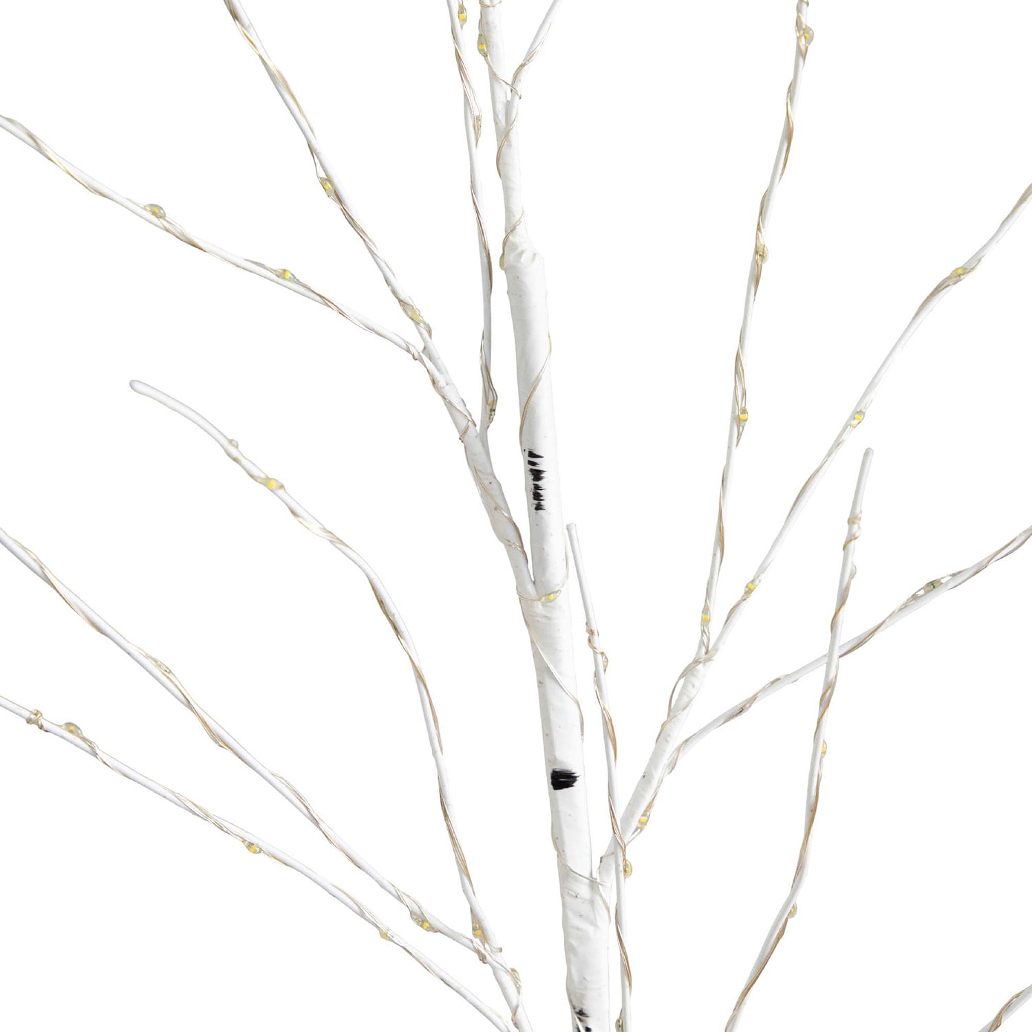 Nearly Natural 36in Pre-Lit Artificial White Birch Branches With 150 Warm White Led Lights 3 Foot Pre-Lit Birch Christmas Tree