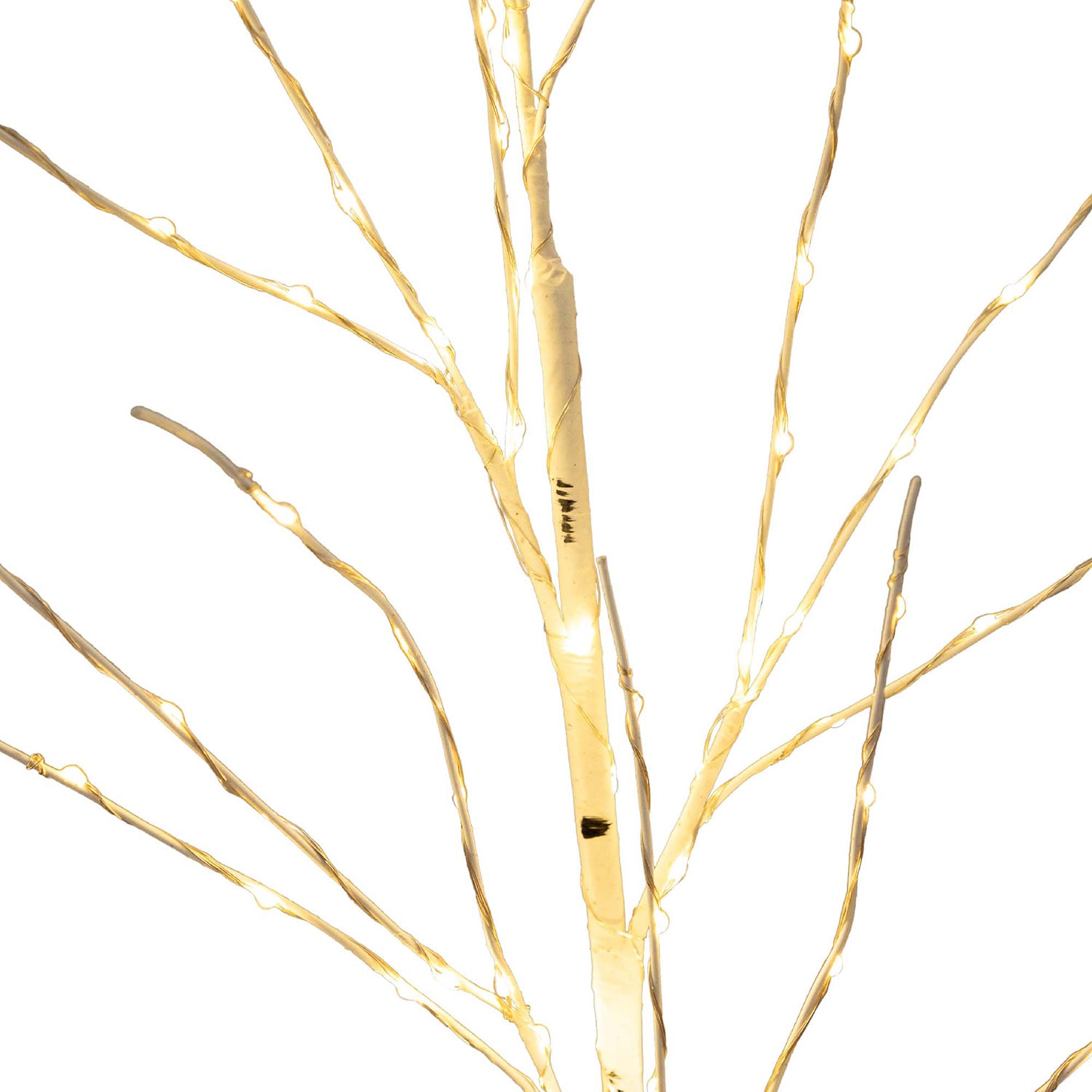 Nearly Natural 36in Pre-Lit Artificial White Birch Branches With 150 Warm White Led Lights 3 Foot Pre-Lit Birch Christmas Tree