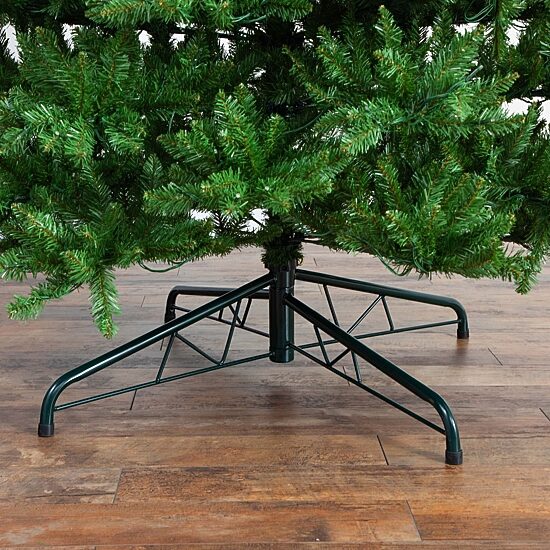 Nearly Natural Artificial Slim Green Mountain Pine  With 1600 Warm White Led Lights And 4660 Branches 14 Feet Pre-Lit Pine Christmas Tree