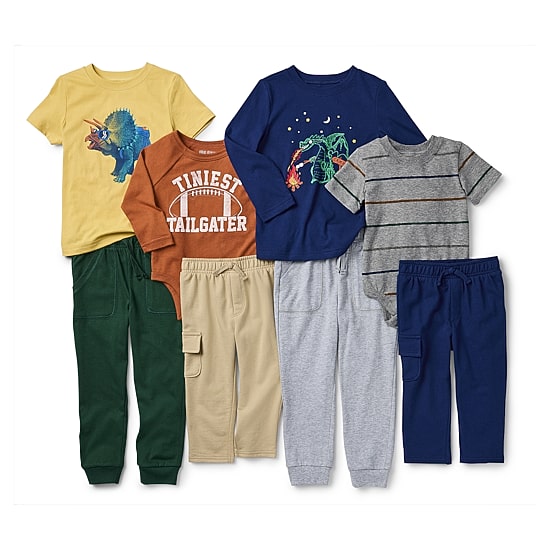 Okie Dokie Toddler & Little Boys Crew Neck Short Sleeve Regular Fit Graphic T-Shirt