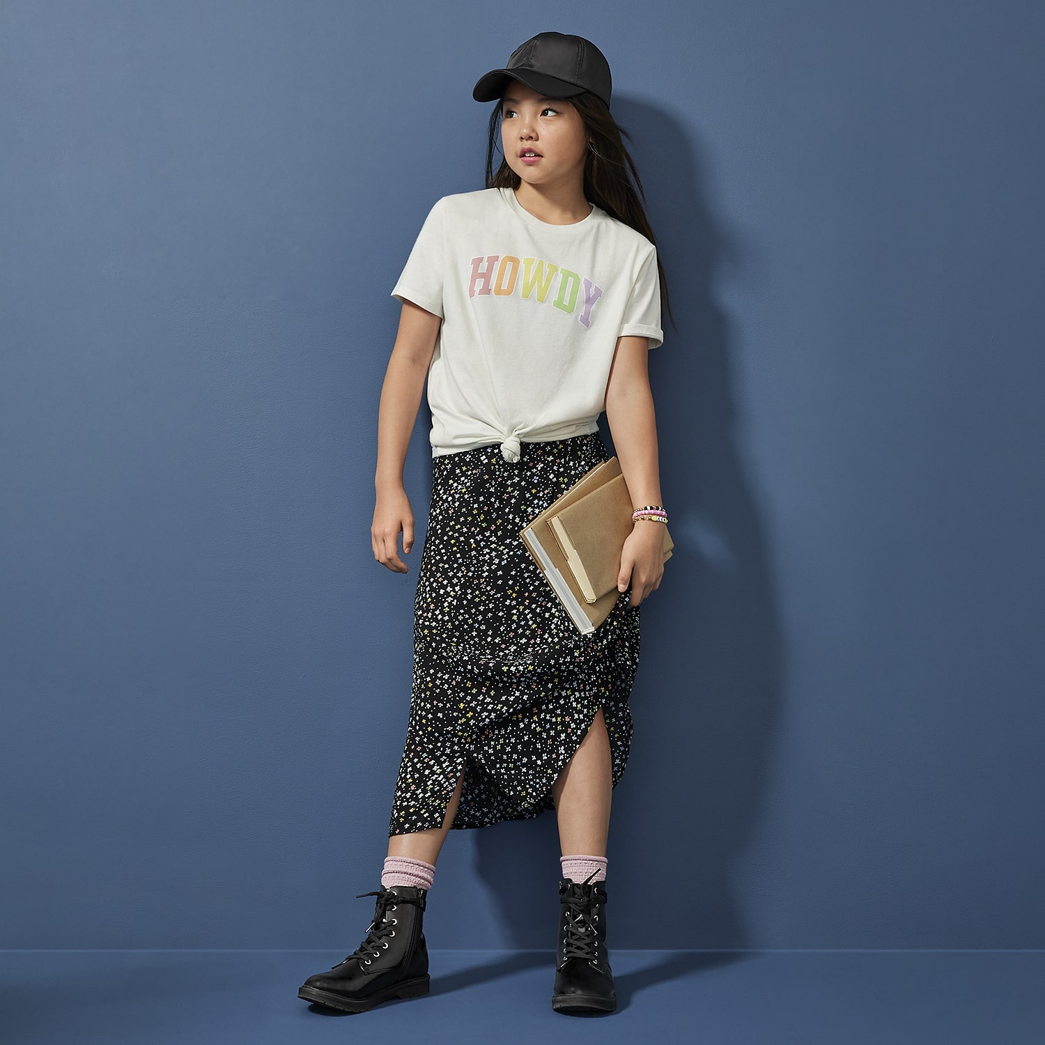 Thereabouts Little & Big Kid Girls Midi A-Line Skirt