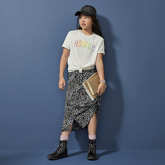 Thereabouts Little & Big Kid Girls Midi A-Line Skirt
