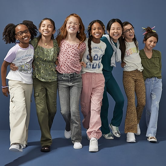 Thereabouts Cargo Little & Big Kid Girls Cuffed Relaxed Fit Jogger Pant
