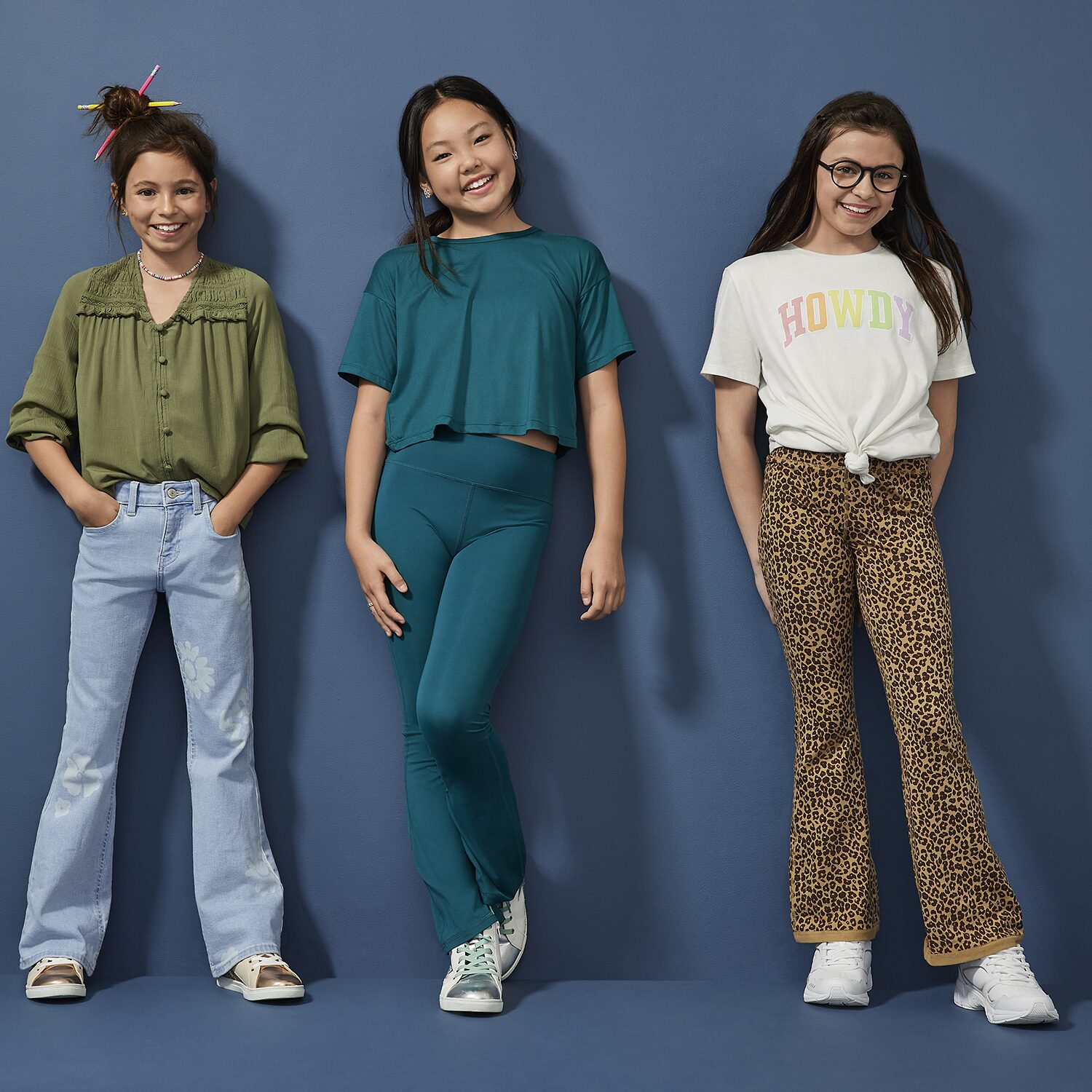 Thereabouts Little & Big Kid Girls Flare Leg Jean